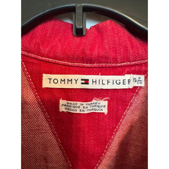 Tommy Hilfiger Womens Pink Denim Jacket S - Picture 3 of 5